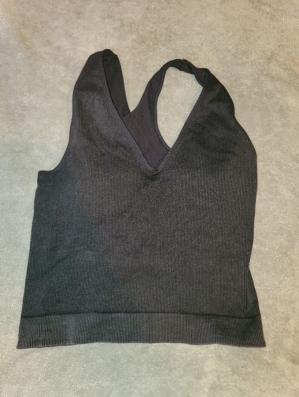 JoyLab Black Ribbed Women's Undershirt Tank